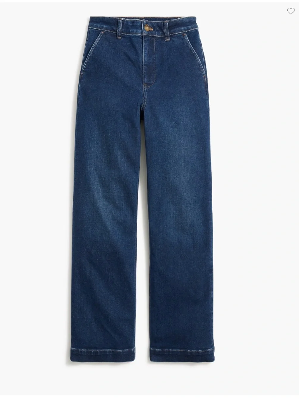 J. Crew Soft Denim High Rise Trouser Jean in Surf Shore Wash Size 28